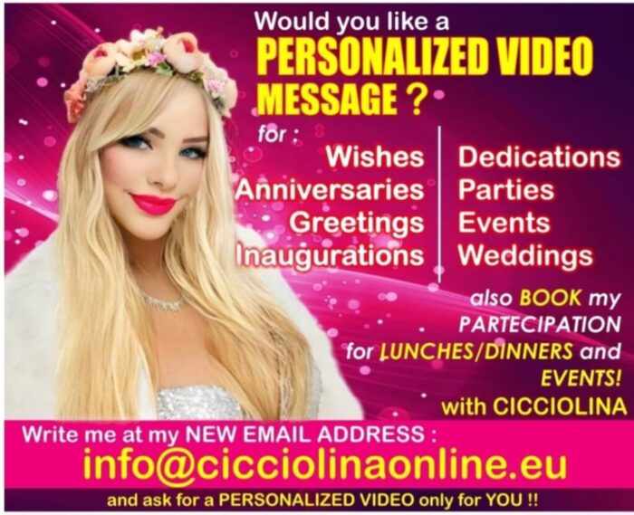PERSONALIZED VIDEO MESSAGE